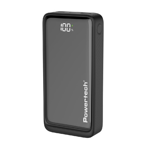POWER BANK POWERTECH PT-1327 22.5W 20000mAh BLACK